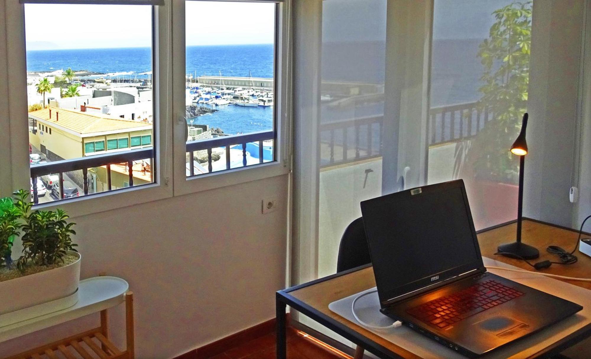 Piso En Candelaria Con Terraza, Vistas Al Mar, Aire Acondicionado Y Garaje Leilighet Eksteriør bilde